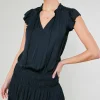 Zoey Pleated Mini Dress