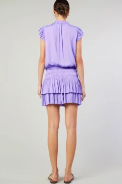 Zoey Pleated Mini Dress