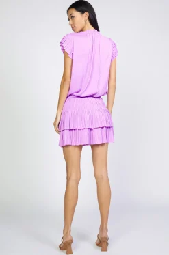 Zoey Pleated Mini Dress