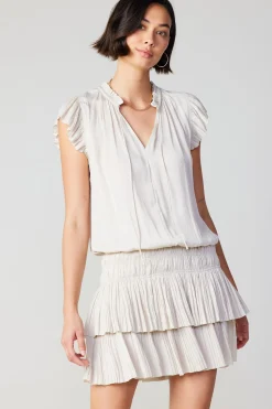 Zoey Pleated Skirt Mini Dress